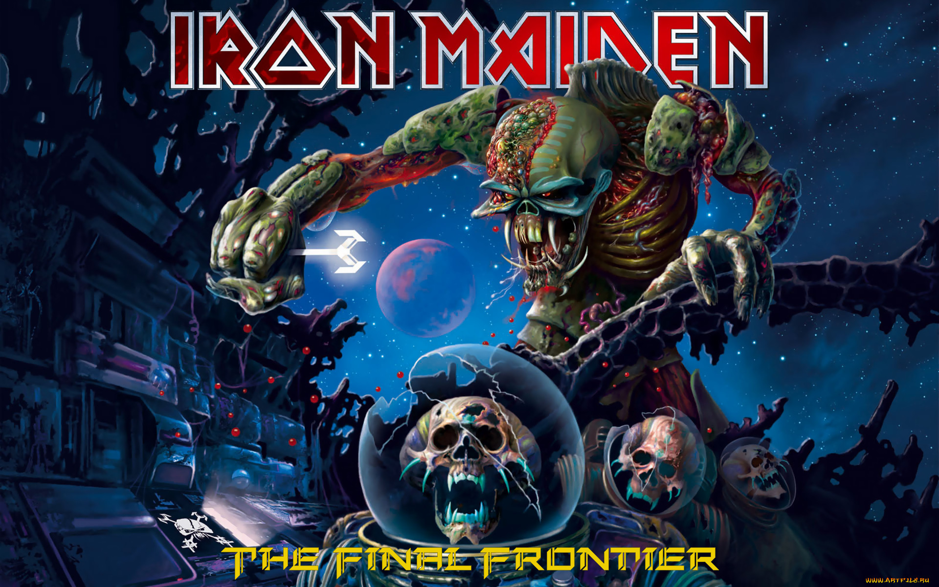 Обои Iron Maiden Музыка Iron Maiden, обои для рабочего стола, фотографии  iron, maiden, музыка, великобритания, хеви-метал Обои для рабочего стола,  скачать обои картинки заставки на рабочий стол.